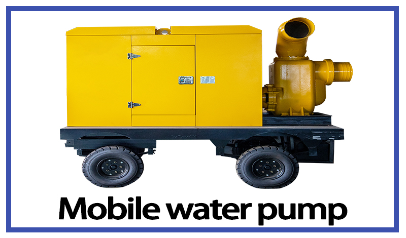 Flood control pump truck