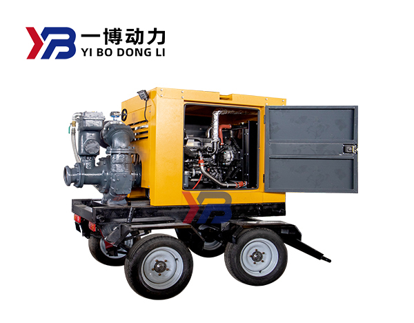 Huanghe Tieniu mobile self-priming pump truck
