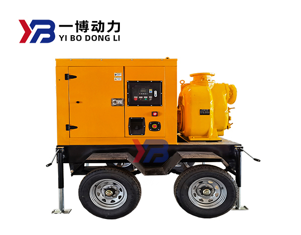 Mobile self-priming pump (with inspection port)