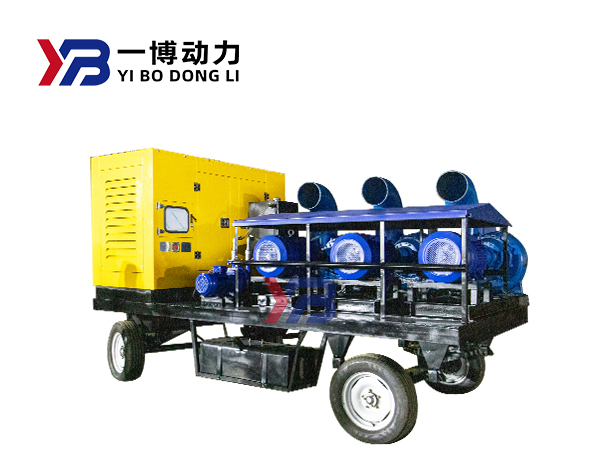 Power generation mixed flow pump truck