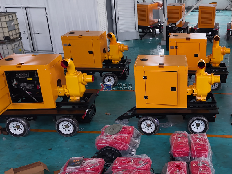 Mobile self-priming pump shipped to Zhejiang