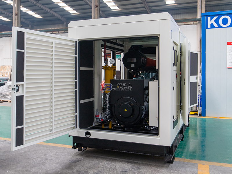 The 250kW gas generator set is about to be shipped to Gansu