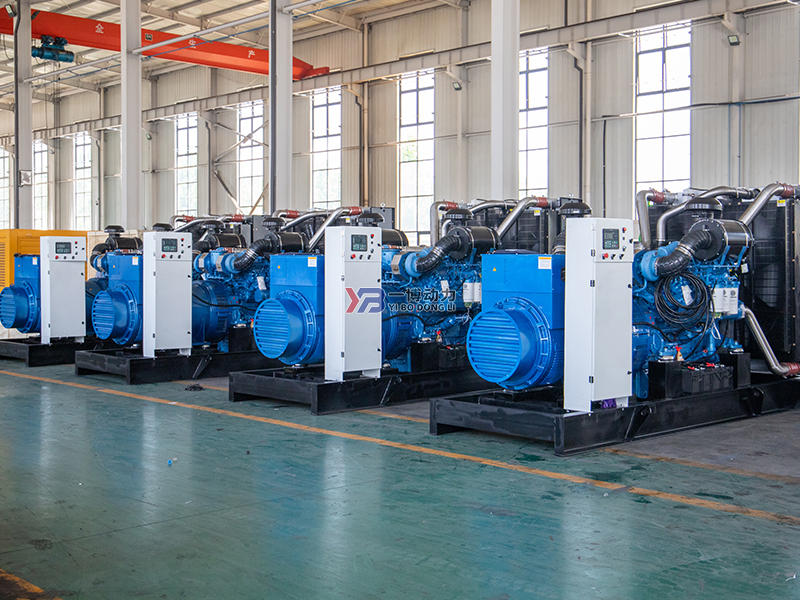 Four 800KW Weichai generator sets delivered for logistics project